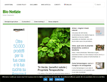 Tablet Screenshot of bionotizie.com